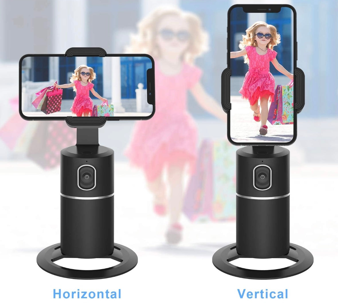 SOPORTE INTELIGENTE 360° CON SEGUIMIENTO AUTOMATICO